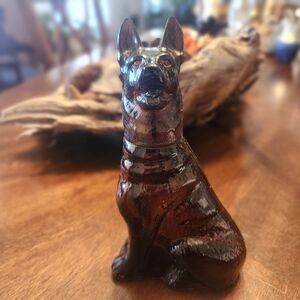 vintage Avon "Noble Prince" German Shepherd aftershave bottle